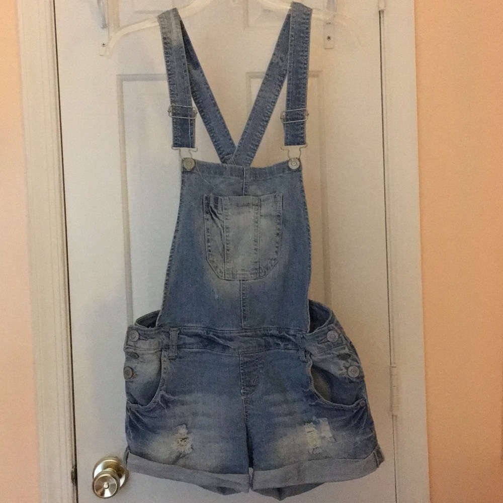 Kohl’s Distressed Overalls